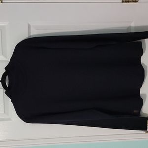 Quiksilver Men's L Navy/Blk Mock Turtleneck Sweater